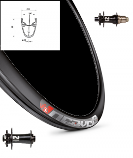 Set Roti GRAVEL MACH.1-N7921 700x19C 32H Sram- 6 p