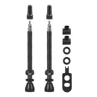 Set Valve Tubeless Force 2xFv 80mm Negre