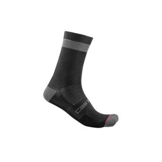 Sosete Castelli Alpha 18, Negru Antracit, L XL, 40-43