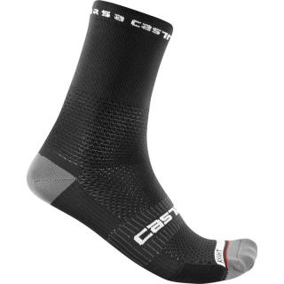 Sosete Castelli Rosso Corsa Pro 15 Negre S M