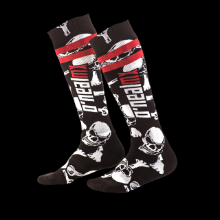 Sosete Lungi O Neal Pro Mx Crossbone - Negru Alb