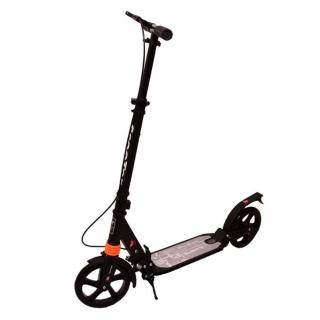 TROTINETA CU SUSPENSII SI FRANA DE MANA DIN ALIAJ DE ALUMINIU, ROTI SILICON (PU), RULMENT ABEC-7, 100 KG, URBAN SCOOTER