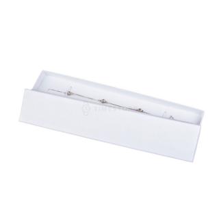 Cutie de hârtie pentru brățară sau lănțișor albă BOX-002-BR