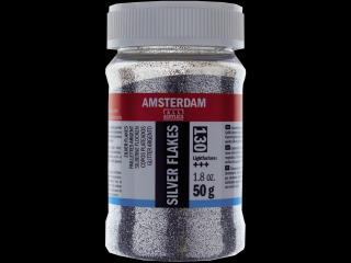 Amsterdam glitre argintii - 50g