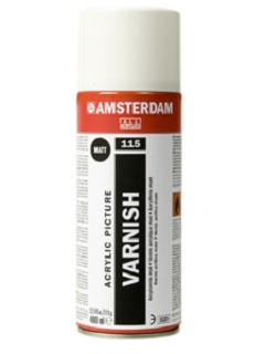 Amsterdam lac mat în spray pentru acril /ulei 115 - 400 ml