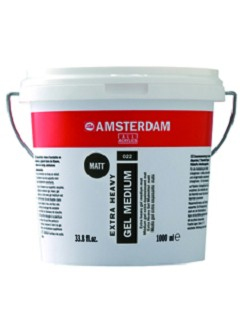 Amsterdam Mediu gel mat extra gros 022 - 1000 ml