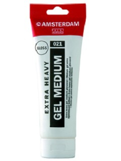 Amsterdam medium gel extrem de gros lucios pentru acril 021 - 250 ml