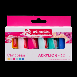 Art Creation Set de culori acrilice 6 x 12 ml - Caribbean