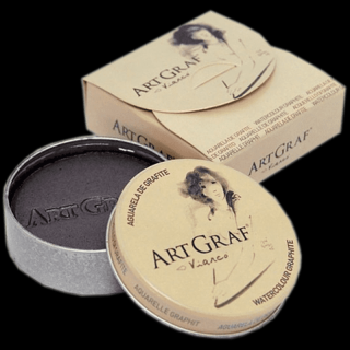 ArtGraf grafit acuarelă – cutie de metal - 20g (ArtGraf grafit)