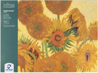 Bloc pentru culori acuarelă Van Gogh The National Gallery 30x40cm,300g,12 de foi
