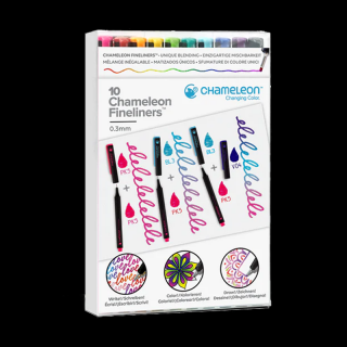 CHAMELEON Fineliners cu vârf fin - set de 10 buc (CHAMELEON)