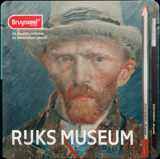 Creioane acuarelă Bruynzeel Rijks Museum - set de 24 buc