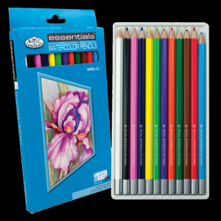 Creioane acuarela Watercolor Royal &amp; Langnickel Pencils - set de 12 bucăți