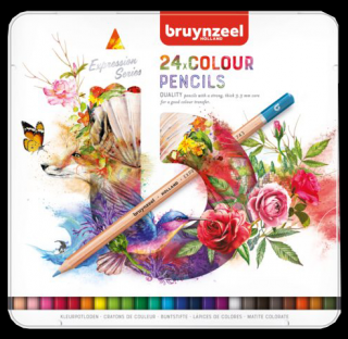 Creioane colorate Bruynzeel Expression - set de 24 buc