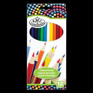 Creioane colorate Royal &amp; Langnickel - set de 12 buc