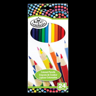 Creioane colorate Royal &amp; Langnickel - set de 24 buc