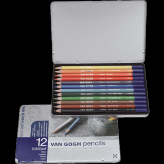 Creioane colorate Van Gogh - set de 12 buc