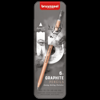 Creioane de grafit Bruynzeel Expression - set de 6 buc