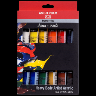 Culori acrilice  Amsterdam Expert Series - Trial set - 12x20ml ()