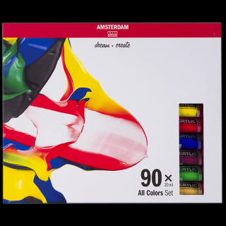 Culori acrilice Amsterdam - set 90 x 20ml - All colors