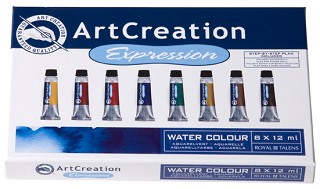 Culori acuarelă Talens ArtCreation - Set 12 x 12 ml