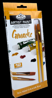 Culori gouache Royal Langnickel - set de 12 x 12 ml