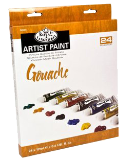 Culori gouache Royal Langnickel - set de 24 x 12 ml