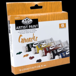 Culori gouache Royal Langnickel - set de 6 x 21 ml