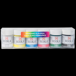 Ecola Poster Paint set culori primare - 6 x 16 ml (Ecola)