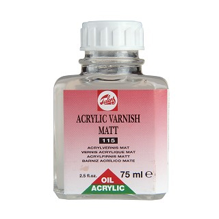 Lac acrilic Talens mat pentru acril / ulei 115 - 75 ml