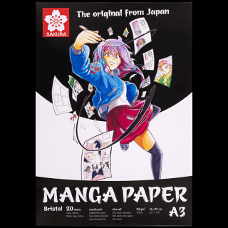 Manga sketch book - A3, 20 de coli