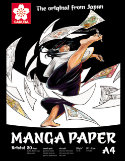 Manga sketch book - A4, 20 de coli