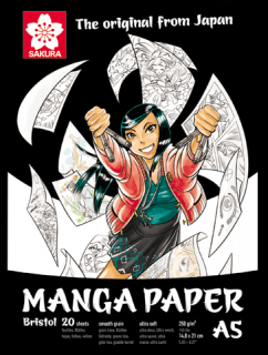 Manga sketch book - A5, 20 de coli