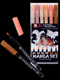 Markeri Sakura Manga Koi Creative - set de 6 buc (Sakura Manga)