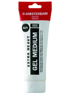 Mediu gel mat extra gros pentru acril Amsterdam 022 - 250 ml