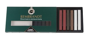 Pasteluri REMBRANDT Carré - set de 6 pasteluri (Royal Talens)