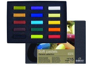 Pasteluri uscate REMBRANDT – Burnt Sienna - set de 5 jumătate de pasteluri ()