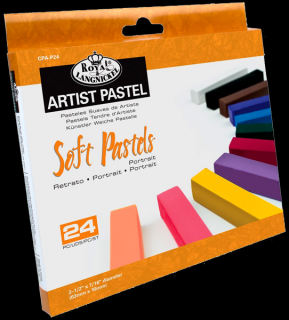 Pasteluri uscate Royal &amp; Langnickel – set de 24 buc - portret