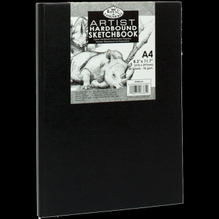 Royal &amp; Langnickel caiet de schițe negru - 80 de coli (96 g/m2) A4 ()
