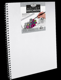 Royal &amp; Langnickel Canvas sketch book - A3, 80 de coli