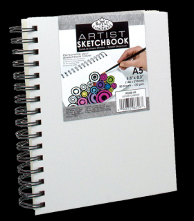 Royal &amp; Langnickel Canvas sketch book - A5, 80 de coli