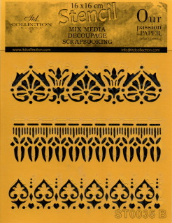 Șablon din folie - ORNAMENTE 4 (Șablon din folie - ORNAMENTE 4)