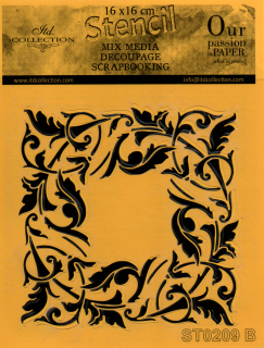 Șablon din folie - ORNAMENTE 9 (Șablon din folie - ORNAMENTE 9)