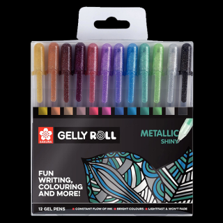 Sakura Gelly Roll Metallic set de 12 buc (Sakura Gelly Roll)