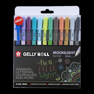 Sakura Gelly Roll Moonlight set 12 buc - Cosmos (Sakura Gelly)