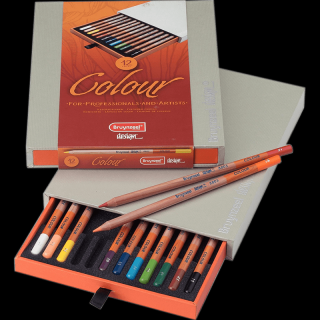 Set de creioane colorate Bruynzeel Design - 12buc (Bruynzeel)