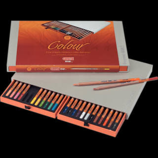 Set de creioane colorate Bruynzeel Design - 24buc (Bruynzeel)