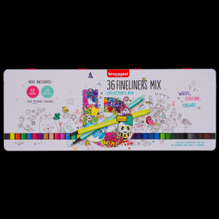 Set de markere Bruynzeel Fineliners Basic - 36 buc (Set de)