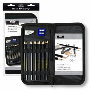 Set pentru schițe în penar Royal &amp; Langnickel - 16buc (Set)