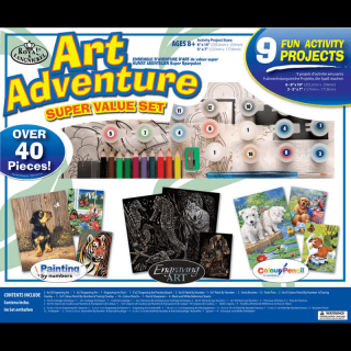 Setul creativ pentru creații Art Adventure – Albă